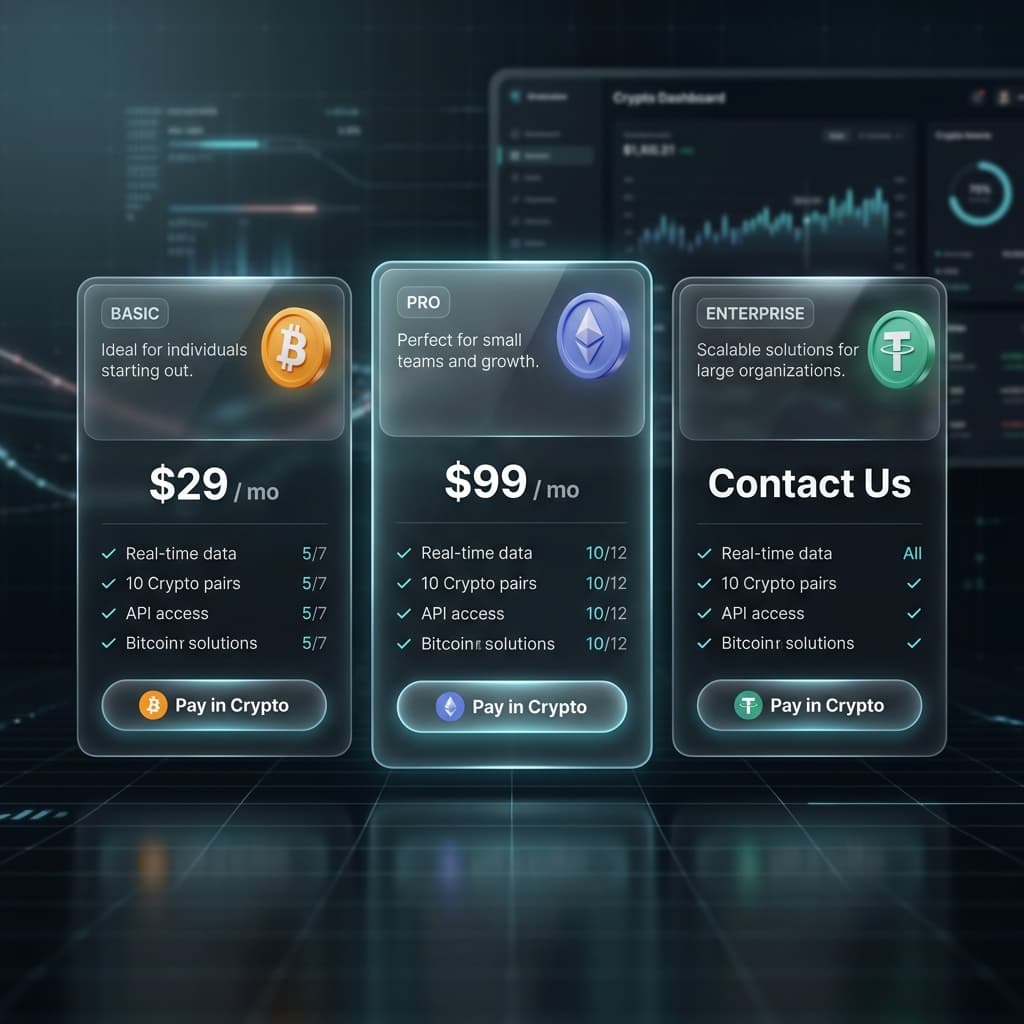 Pricing Widget