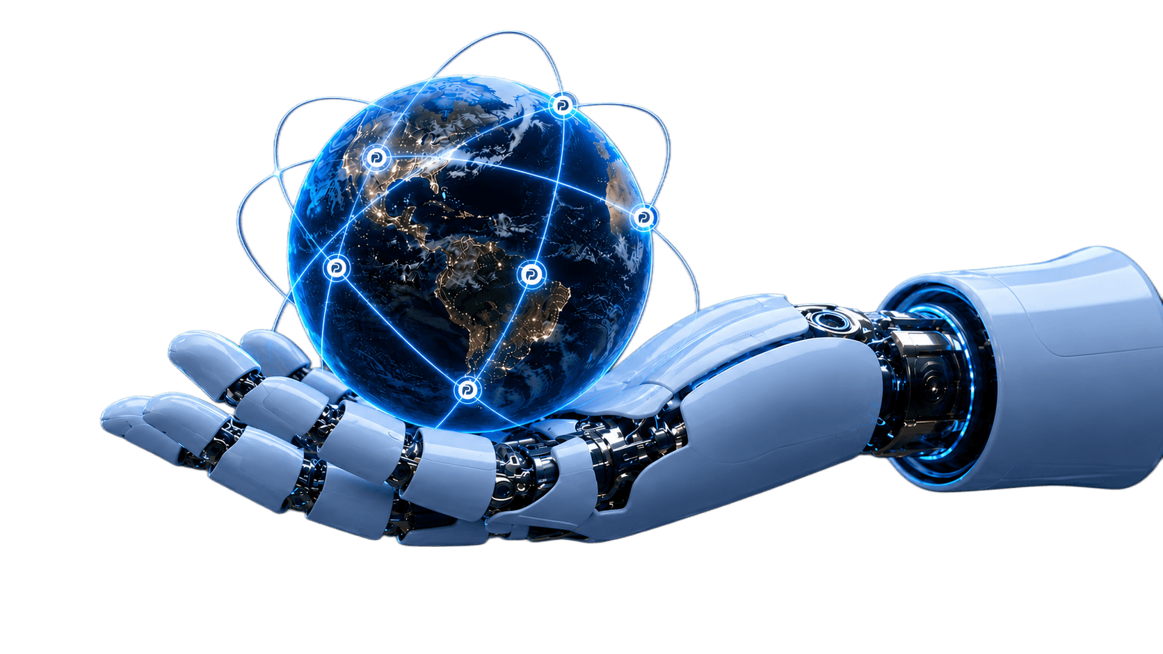 Oppi Robot Holding World
