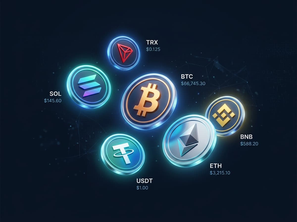 More crypto options than any other widget
