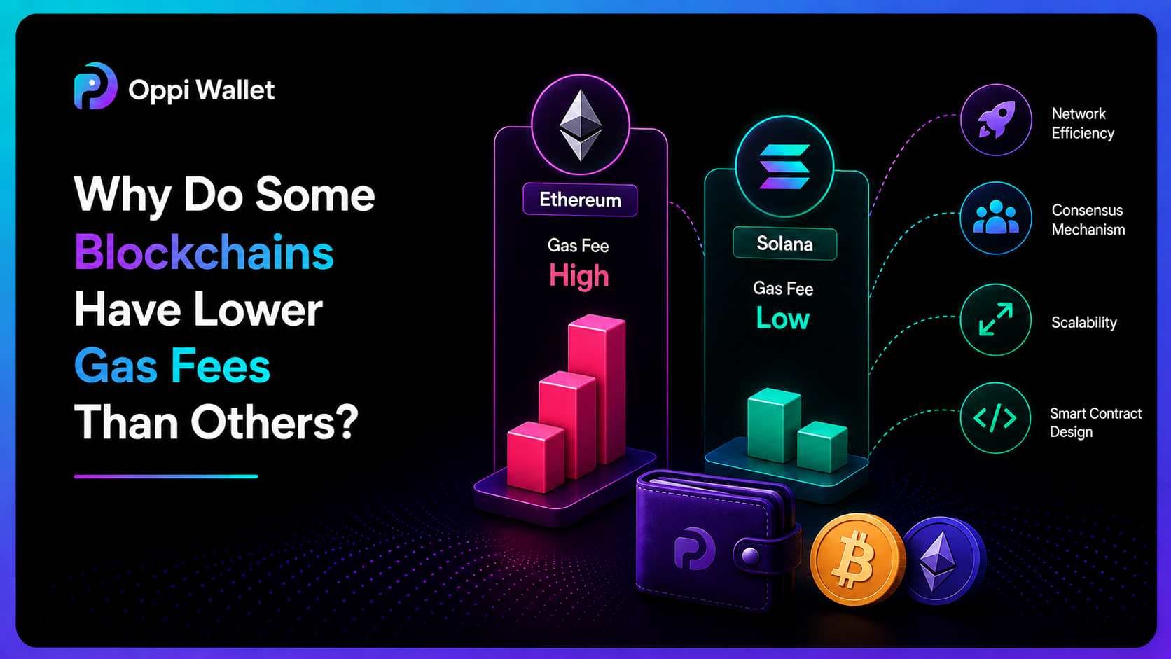 Why Do Some Blockchains Have Lower Gas Fees Than Others?