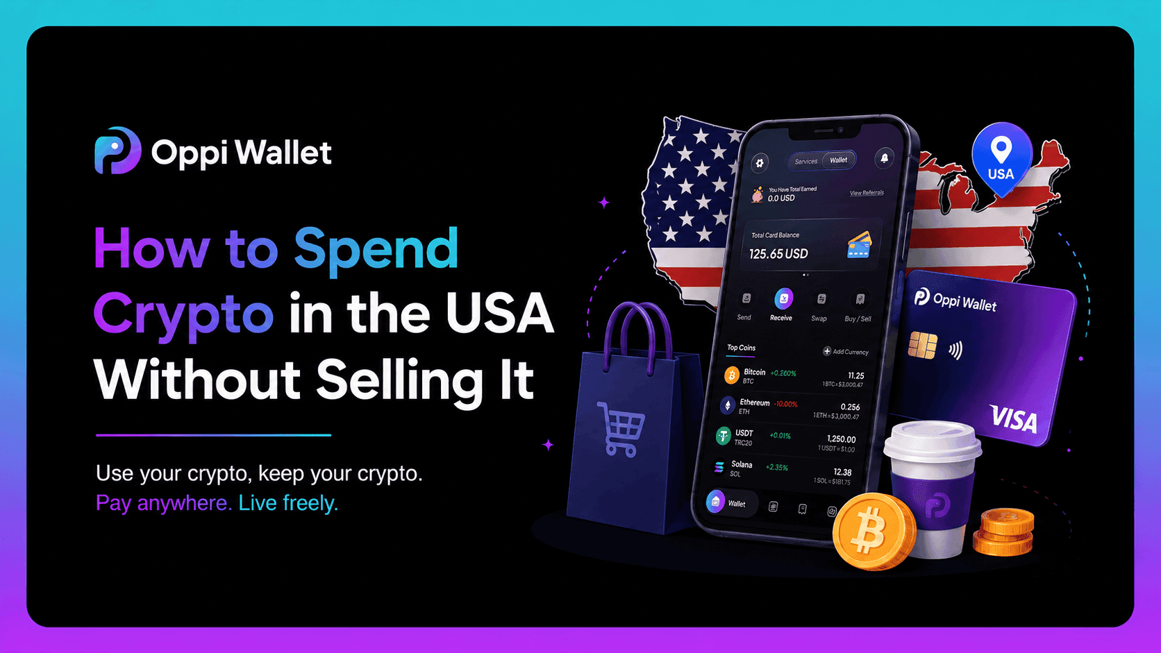 How to Spend Crypto in the USA Without Selling It